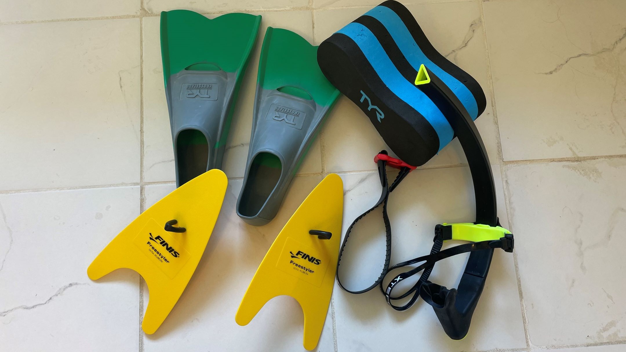 Triathlon Training with Pool Toys